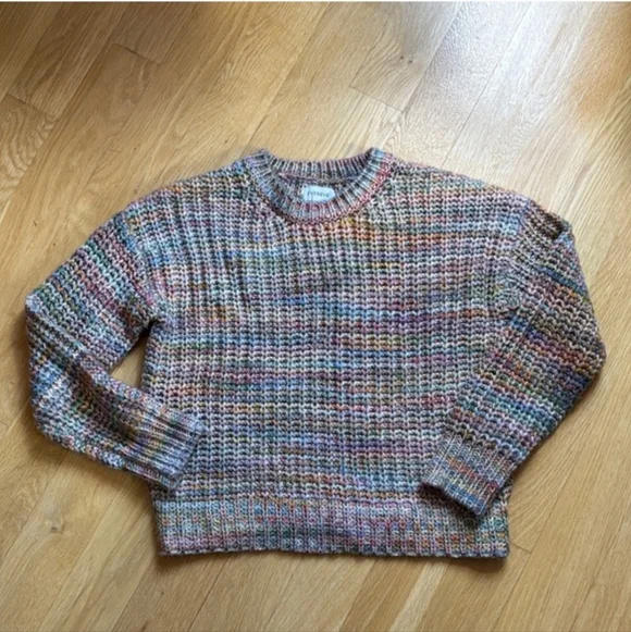 Evereve Marled Rainbow Sweater - Picture 1 of 7